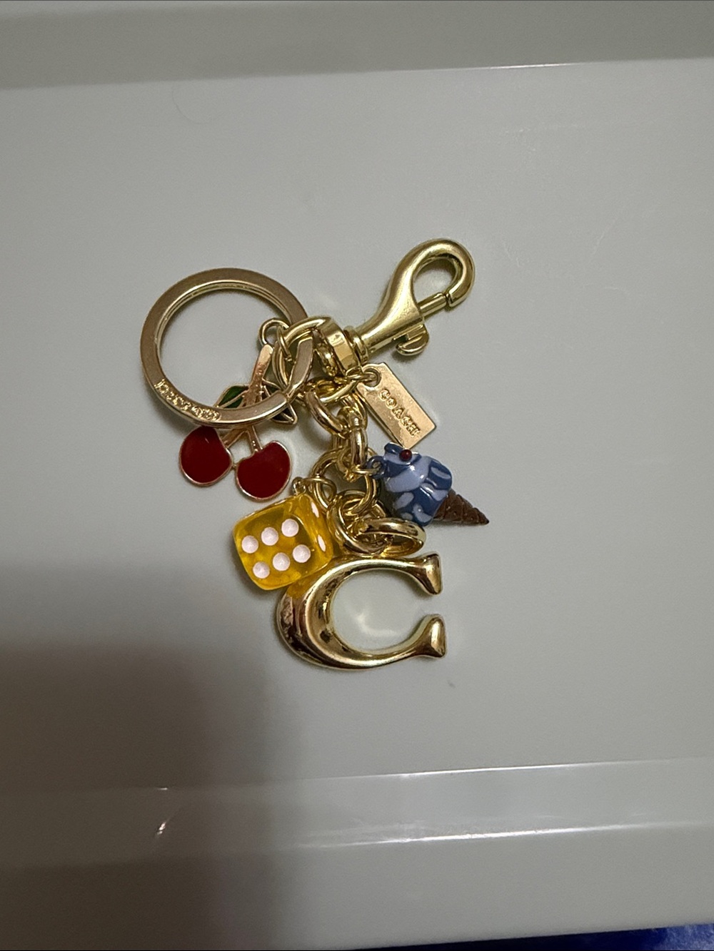 C-58 Charm Keychain with Colorful Charms
